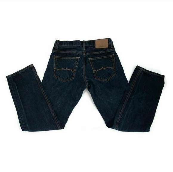 Aeropostale Mens Jeans Essex Classic Straight Blue Pockets Button Fly 28 x 28 - Picture 9 of 12
